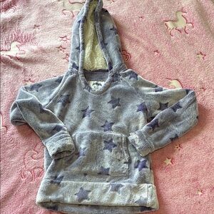 Kids Sz 5/6 Cozy Starry Kids Hoodie - Purple